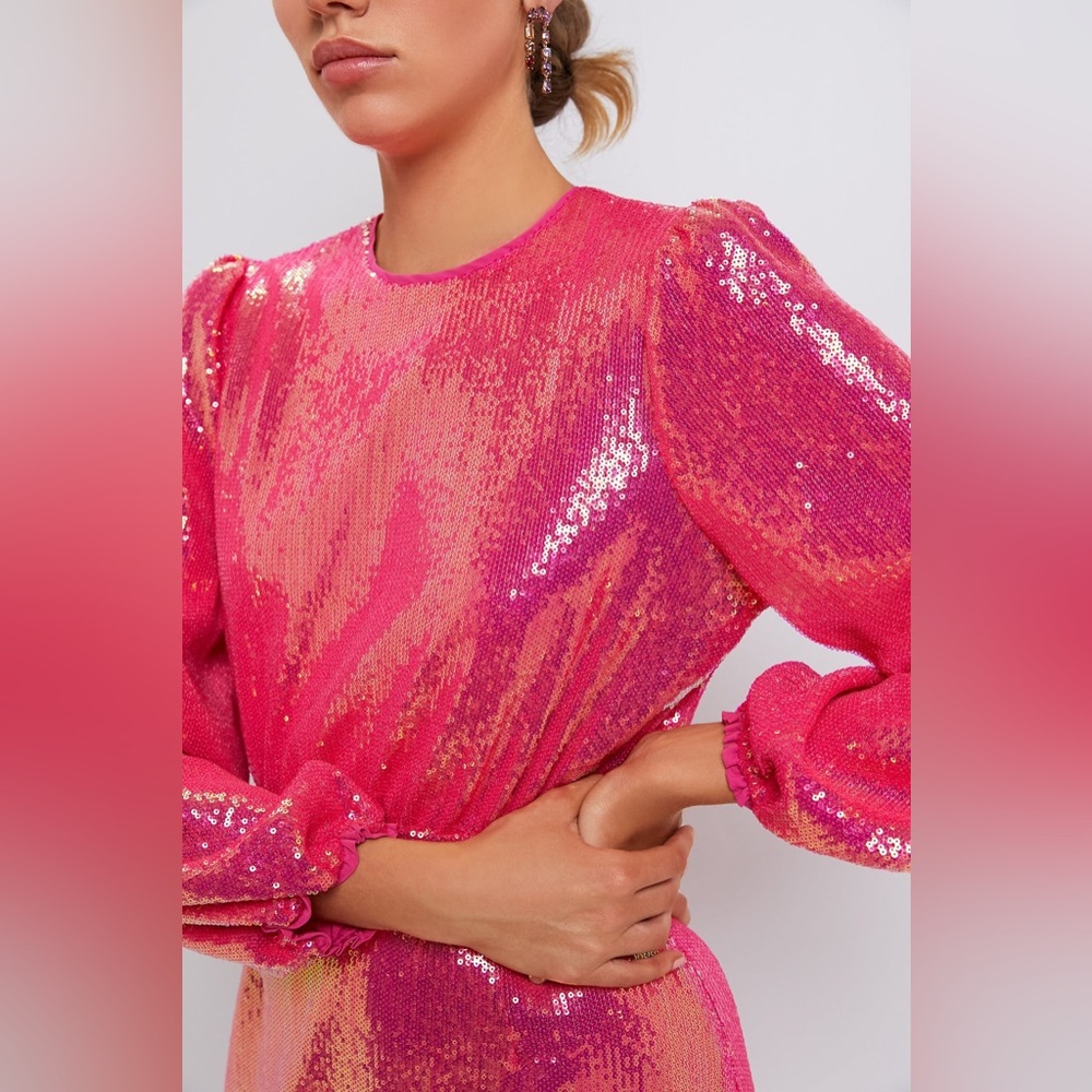 💖✨Hot Pink Sequin Dress ✨💖 Perfect for Valentines Day / Galentines! 💖